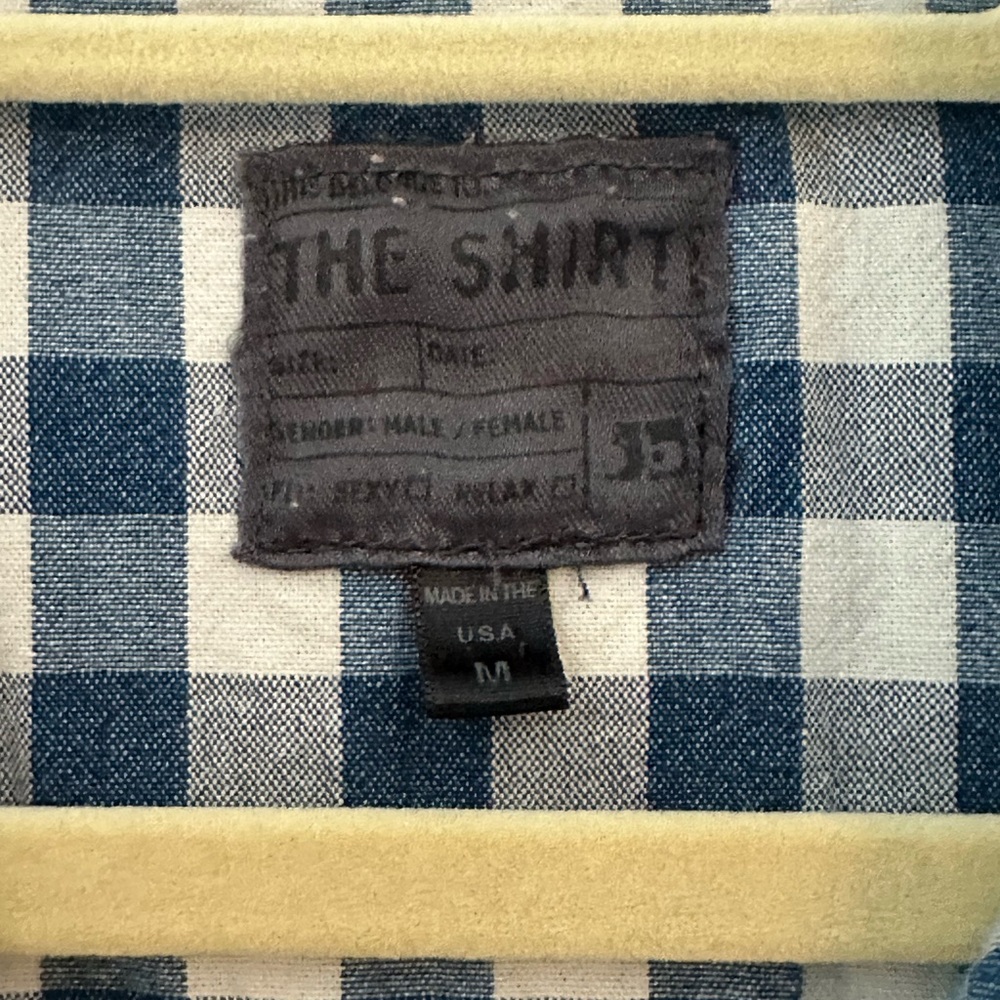 Joe’s Jeans Long Sleeve Shirt, Size Med Blue & White Man’s. - Picture 5 of 9